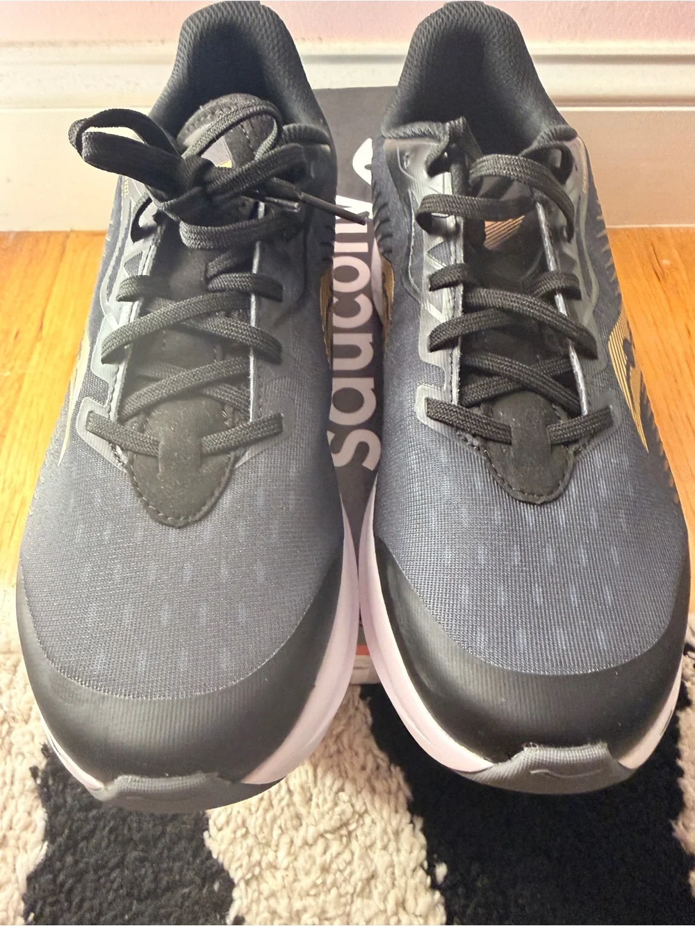 Saucony Endorphin KDZ Running Shoes - Black/Gold